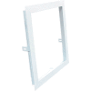 American Louver Plaster Frame for Lay-In Air Diffuser, 1' x 1', White, PK2
