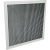 American Louver Sight Guard Return Grille W/ 45 Degree Sight Proof Core, 22" x 22", White