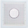 American Louver Stratus Plastic Return Filter Grille, 12" Duct, T-grid, White