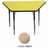 Activity Table - Trapezoid - 24" X 24" X 48" - Standard Adj. Height - Fusion Maple
