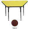 ADA Activity Table - Trapezoid - 24" X 24" X 48" - Adj. Height - Walnut