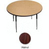 ADA Activity Table - 42" Diameter - ADA Compliant Adj. Height, Walnut