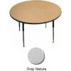 Activity Table - Round - 48" Diameter, Standard Adj. Height, Gray Nebula