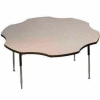 Activity Table - Flower - 60" Diameter, Standard Adj. Height, Gray Nebula