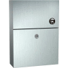 ASI® Surface Mounted End Stall Sanitary Napkin Disposal - 0473-A