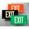 Double-Sided Green Aluminum Exit Sign Inside Green Aluminum Frame