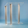 Contemporary Acrylic And Aluminum Podium / Lectern