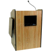 Multimedia Presentation Plus Podium With Sound - Medium Oak