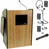 Wireless Multimedia Presentation Plus Podium - Medium Oak