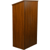 Non-Sound Full Height Podium / Lectern-Walnut