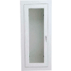 Alta Extinguisher Cabinet, Full Tempered Safety Glass, Stl, Semi Recessed, 9"L x 18"H x 5"D