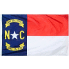 3X5 Ft. 100% Nylon North Carolina State Flag
