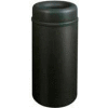 Rubbermaid® AOT15BK Crowne Open Top 15 Gallon Waste Receptacle w/Plastic Liner - Black