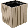 Polly Products 22.5&quot; Cubed Planter Box, Sand