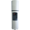 Aquaverve Fahrenheit Model Commercial Hot/Cold Bottled Water Cooler Dispenser- White W/ Blue Trim