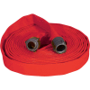 Armored Textiles N50H25RR100N JAFRIB Standard Nitrile Fire Hose, 2-1/2" X 100 Ft, 300 PSI, Red