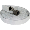 Armored Textiles N55H1F100N FOREST LITE Single Jacket Fire Hose, 1" X 100 Ft, 300 PSI, White