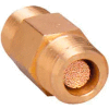Arrow In-Line Nipple Filter ASP3102-40, Sintered Bronze, 1/4" NPT, 300 PSI - Pkg Qty 10