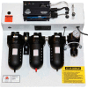 Air Systems 100 CFM Grade-D Breathing Air Panel, 4 Outlets, Hansen Fitting, BB100-COPM