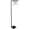 Pallet Sign Holder, Adjustable 40" -70" H Black - Pkg Qty 2