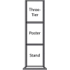 Poster Stand Sign Holder 22"W x 28"H Chrome