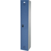 ASI Storage Traditional Plastic Locker 11-911215600 - Single Tier 12 x 15 x 60 1-Wide Burgundy