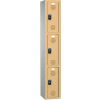 ASI Storage Traditional Plastic Locker 11-931818720 - Triple Tier 18 x 18 x 24 1-Wide Cream