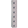 ASI Storage Traditional Plastic Locker 11-961818720 - Six Tier 18 x 18 x 12 1-Wide Burgundy