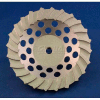 Edmar Abrasive Company 00869A Segmented Turbo Cup Grinding Wheel 7" x 5/8"-11 Diamond