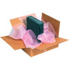 Global Industrial&#153; Non Perf. Anti Static Bubble Roll, 24"W x 750'L x 3/16" Thick, Pink, 2/Pack