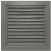 Steel Door Louver 800A12418G, Inverted "Y" Blades, 50% Free Area, 24" X 18", Gray Primered