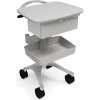 Ergotron® Zido® Phlebotomy Medical Cart, Cool Gray
