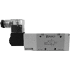 Aignep USA 3/2 Closed Single Solenoid Valve, Ext Pilot G 1/4, 110V AC/5VA Coil, LED Connection
