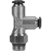 AIGNEP Swivel Run Tee 50225N-4-M5, 4mm Tube x M5 UNF Thread - Pkg Qty 5