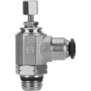AIGNEP Flow Control 50905N-4-M5, Knob Adj, Flow Out, 4mm, M5 UNF Thread - Pkg Qty 2