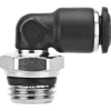 AIGNEP Swivel Elbow, 55110-6-1/8, 6mm Tube x 1/8" Swift-Fit Univ. Thread, Composite Body - Pkg Qty 10