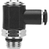 AIGNEP Needle Valve, 55920-5-1/4, Screw Adj., 5MM Tube X 1/4" Swift-Fit, Composite Body