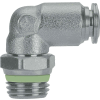 AIGNEP Swivel Male Elbow, 60110-08-06, 1/2" Tube x 3/8" Swift-Fit, Stainless Steel