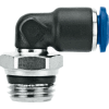 AIGNEP Swivel Elbow, 85110-02-04, 1/8" Tube x 1/4" Swift-Fit Univ. Thread, Composite Body - Pkg Qty 10