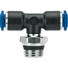 AIGNEP Swivel Branch Tee, 85210-06-04, 3/8" Tube x 1/4" Swift-Fit, Composite Body - Pkg Qty 10