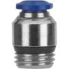 AIGNEP Straight Male 87010-02-32, Internal Hex, 1/8" Tube x 10-32 UNF Thread - Pkg Qty 5