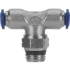 AIGNEP Swivel Branch Tee 87210-06-04, 3/8" Tube x 1/4" Swift-Fit Universal Thread - Pkg Qty 5