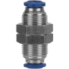 AIGNEP Bulkhead Union 88050-08, 1/2" Tube - Pkg Qty 3