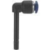 AIGNEP Plug-In Elbow, 88150-06, 3/8" Extended Stem x 3/8" Tube, Composite Body - Pkg Qty 5