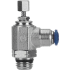 AIGNEP Flow Control 88958-04-02, Knob Adj, Flow Out, 1/4" Tube x 1/8" Swift-Fit Universal - Pkg Qty 2