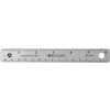 6" Stainless Steel Ruler - Pkg Qty 12
