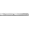 Westcott&#174; Stainless Steel Ruler with Non Slip Cork Base, 18&quot; Long, 1 Each
