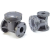American Valve P440F-2 Check Valve, Swing, EPDM, Schedule 80, Flanged, 2", PVC