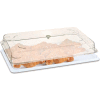 Araven 00289 - Display Tray & Cover, SAN, 9.5 Qt., 1/1 Size, Transparent - Pkg Qty 4