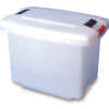 Araven 01850 - Food-Bac Transport Container W/Lid, HDPE, 52.8 Qt., Without Wheels, White - Pkg Qty 6